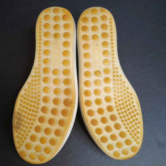 ECCO Soft 7 Leather Snakeskin Black Slip On Sneakers Shoes Size 39 (8-8.5) - Picture 7 of 10